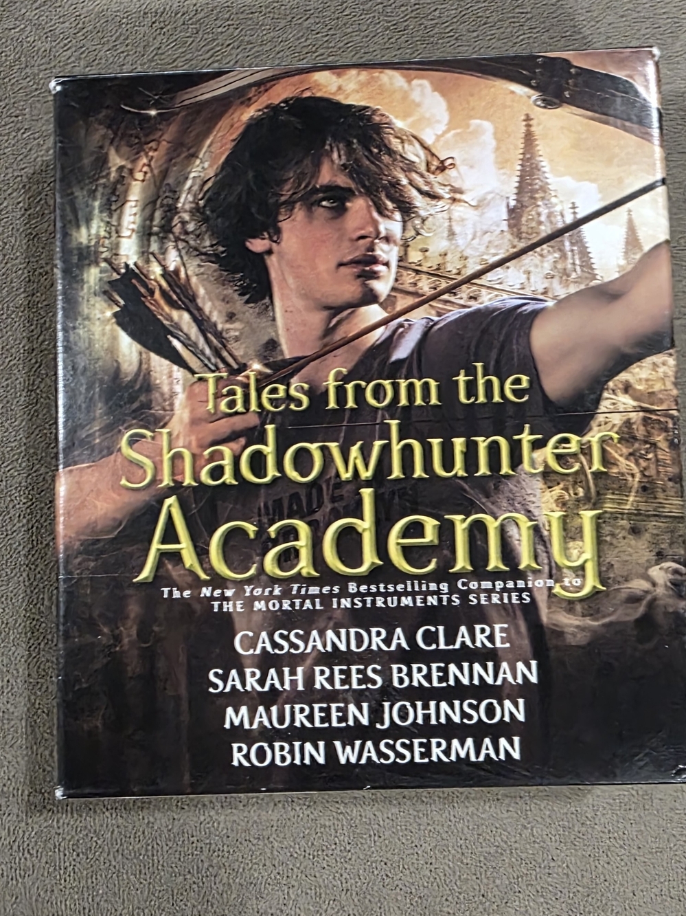 Tales from the Shadowhunter Academy Hardcover Book - Brown/Gold Cover